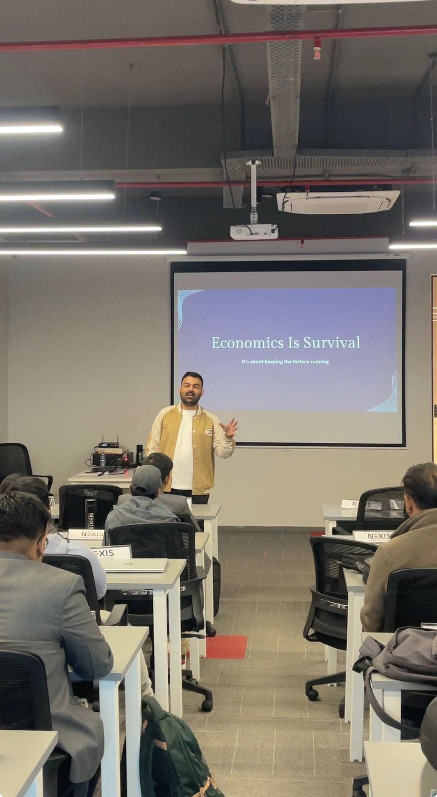 An economics masterclass at NEXIS